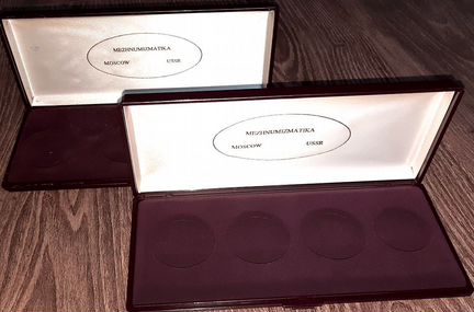 Коробки для монет межнумизматика футляры 10 монет