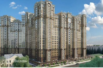 2-к квартира, 74.5 м², 8/24 эт.