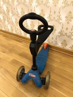 Самокат Micro 3 в 1, цвет аква