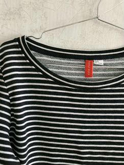 Укороченный полосатый джемпер новый