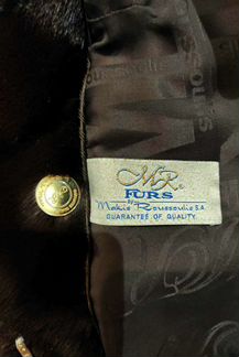 Норковая шуба MR Furs (makis roussoulis S.A.) фасо