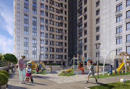 2-к квартира, 70.5 м², 9/24 эт.
