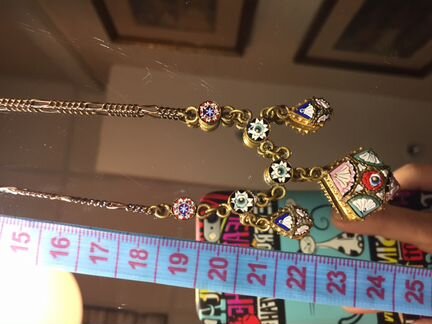 Подвески антикварные смальта Микромозаика Италия а