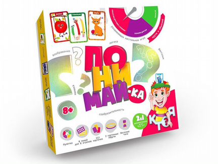 Настольная игра Danko Toys Понимай-ка, Кто Я 112 карточек (GRZ-01-01)