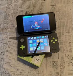 New Nintendo 2DS XL Lime-Black Лицензия