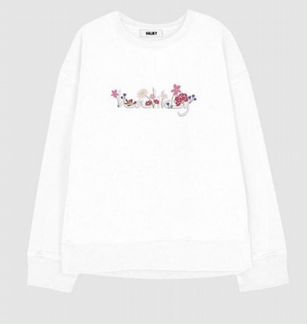 Haliky Flower Arabic Logo Crewneck