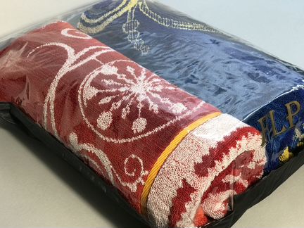 Новые полотенца новогодняя тематика, 2 шт., Россия