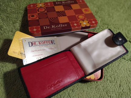 Визитница новая Dr. Koffer