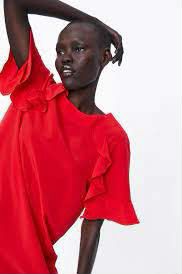 Красное платье Zara. Новое