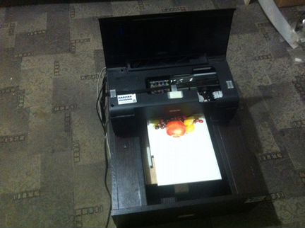 Планшетный (текстильный) принтер, А4 (переделан)