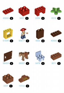 Lego duplo наборы б/у (коробка+инструкция)