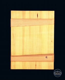 Рукописная икона в киоте. Герман Казанский