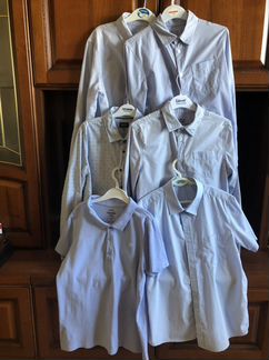 Рубашки школьные р.140-146