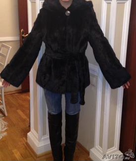 Норковая шуба из высококачественных шкурок