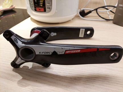 Легкие карбоновые шатуны FSA K-force light MTB