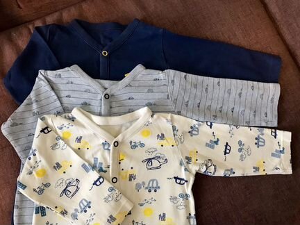 Слипы mothercare 74-80 рост -3 шт