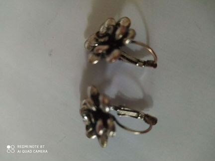 Сережки бижутерия