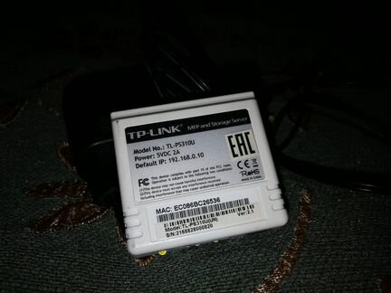 Принт-сервер и мини-NAS TP-Link TL-PS310U ver.2.1