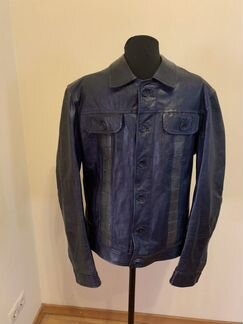 Итальянская куртка с крокодиловыми вставками