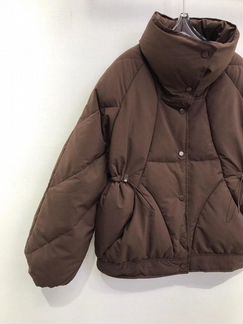 Пуховик цвет шоколад Bottega Veneta