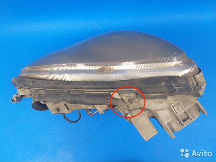 Фара правая Mercedes S1998-2005