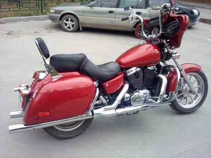 Honda Shadow с коляской