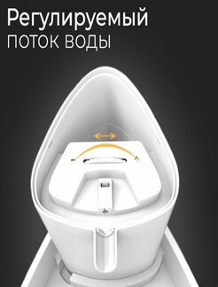 Автопоилка для кошек и собак с подсветкой и фильтр