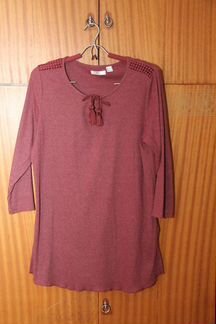 Трикотажная туника с рукавом 3/4