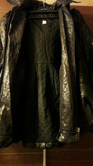 Плащ утепленный с капюшоном. Новый