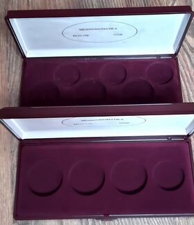 Коробки для монет межнумизматика футляры 10 монет