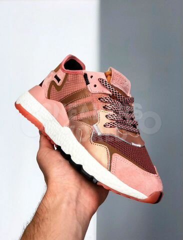 adidas nite jogger rosa gold