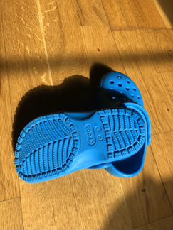 Кроксы синие crocs