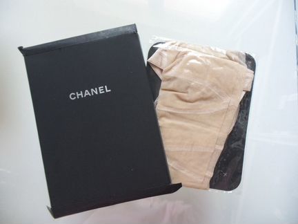 Новые нюдовые тонкие колготки Chanel