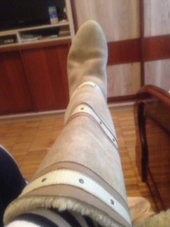 Женские сапоги на меху