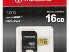 Новая карта памяти Transcend 500S microsdhc 16 Гб