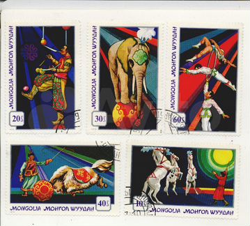 Продам марки Монголия 1974
