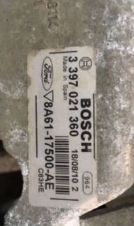 Форд Фиеста 6 трапеция дворников 2008-2016 год