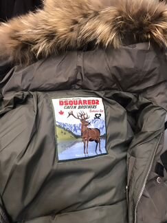 Пуховик D’sqared, качество люкс