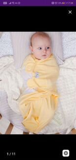 Пеленка-кокон для малыша на липучках