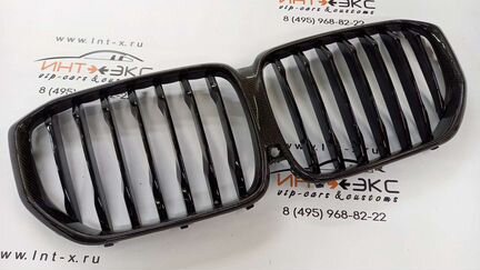 Bmw X5 G05 решётка радиатора Mperformance carbon