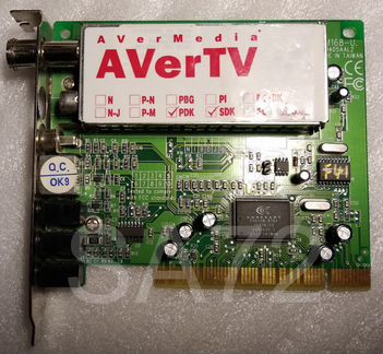 PCI тв тюнер AverMedia M-168U