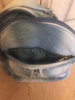 Детский джинсовый рюкзак Фирмы Гулливер, два отдел