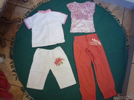 Летний комплект хлопок кофта+удлин.шорты на 8-10л