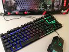 Набор игровой клавиатура +мышь с подсветкой