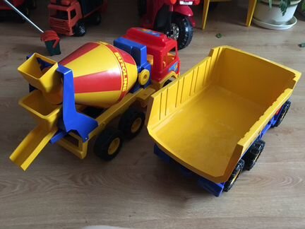 Машина Грузовик и бетономешалка