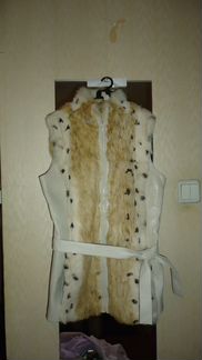 Меховая жилетка 44-46 размера