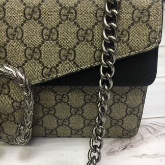 Сумка Gucci замшевая Гуччи Dionysus Клатч Гучи На
