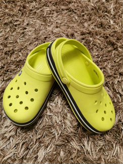 Сабо Crocs J3 жёлтые