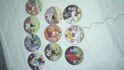 Коллекционные фишки euro 2000 uefa, Шрек,Читос