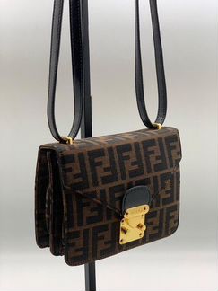 Сумка Fendi клатч тканевый